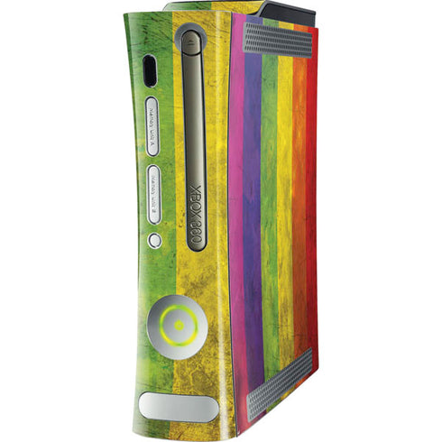 Distressed Rainbow Flag Xbox 360 (Includes HDD) Skin